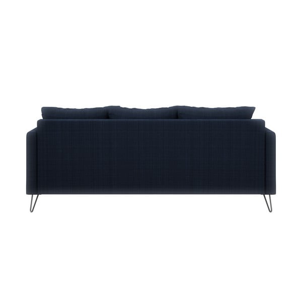 Tamno plava sofa od šenila 200 cm Freya – Ropez-image-2