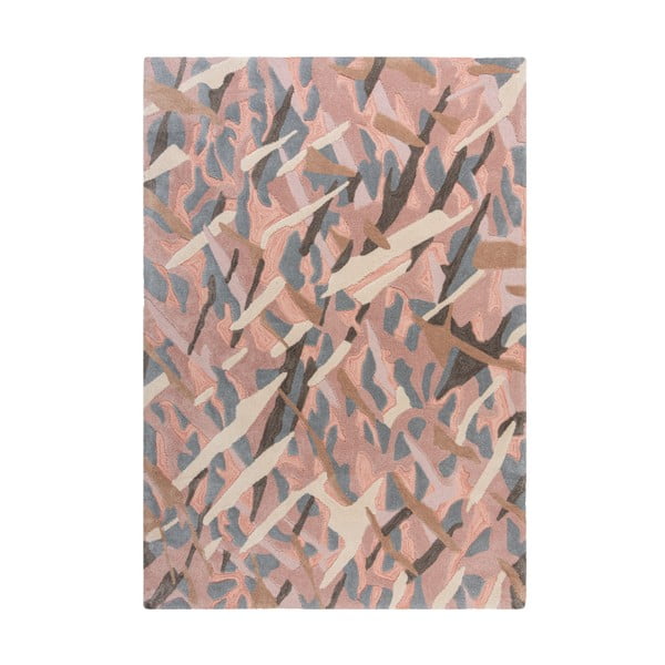Sivo-ružičasti tepih Flair Rugs Bark, 160 x 230 cm