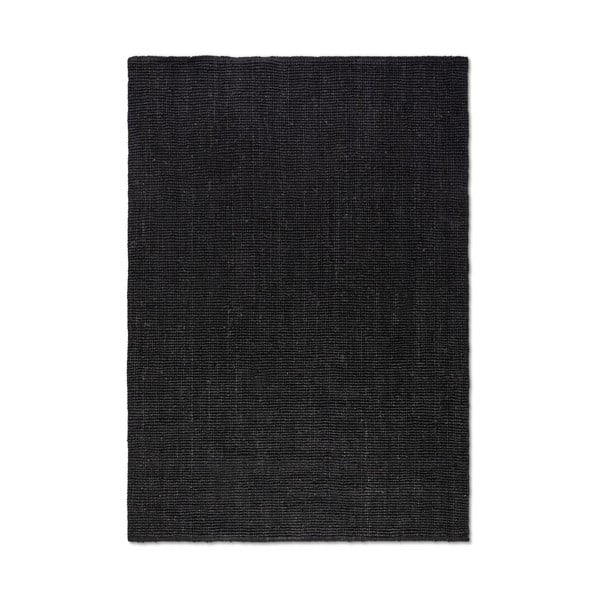Crni juteni tepih 80x150 cm Bouclé – Hanse Home