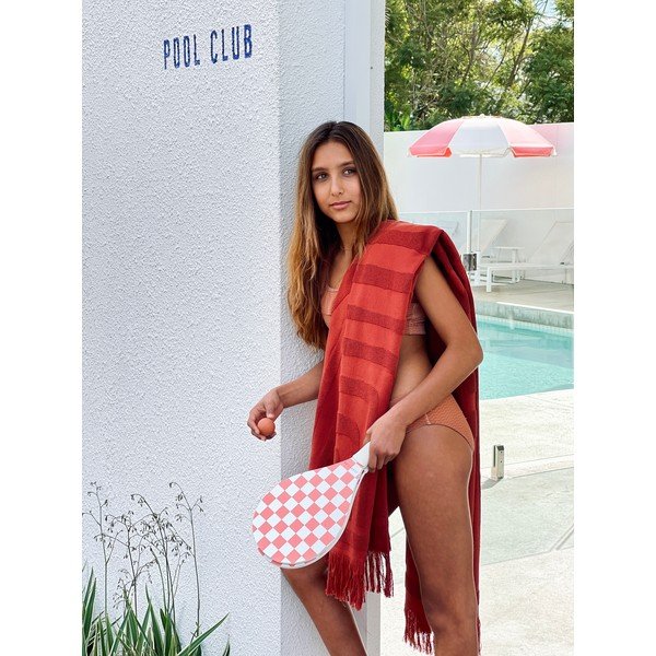 Terakota narančasti pamučni ručnik za plažu Sunnylife Luxe, 160 x 90 cm-image-4