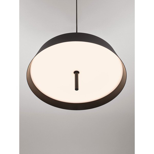 Mat crna LED viseća svjetiljka aluminijska s mogućnosti zatamnjivanja ø 45 cm Velio – Nova Luce-image-1