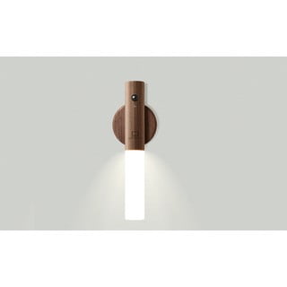 Smeđa LED zidna lampa s USB Baton – Gingko