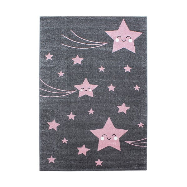 Ružičasti/sivi dječji tepih 160x230 cm Kids – Ayyildiz Carpets