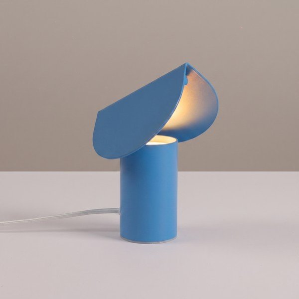 Svijetlo plava LED stolna lampa aluminijska (visina 15 cm) BISCUIT – Thoro-image-1