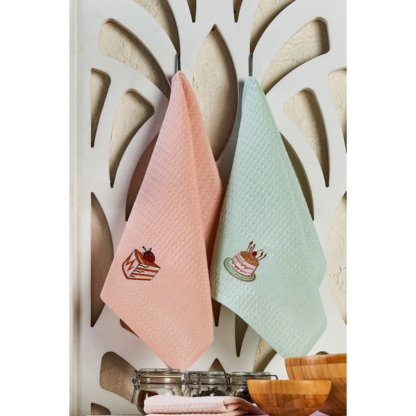 Pamučna kuhinjska krpa 6 kom 40x60 cm Cake – Foutastic-image-2