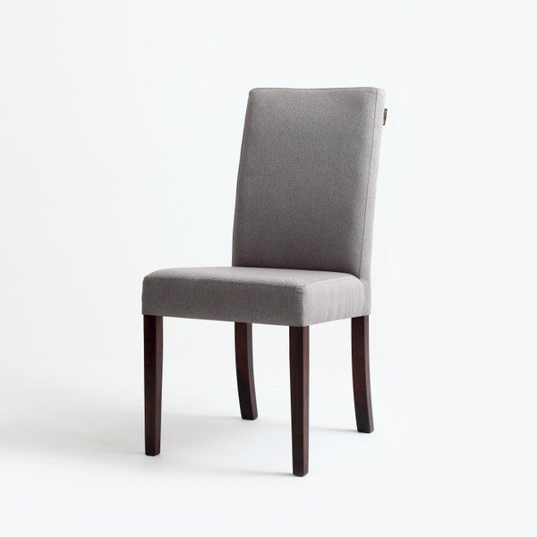 Siva stolica sa smeđim nogama Custom Form Wilton-image-1
