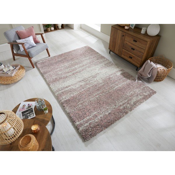 Sivo-ružičasti tepih Flair Rugs Reza, 120 x 170 cm-image-4