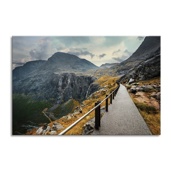 Slika Styler Glasspik Views Norway Mountains, 80 x 120 cm