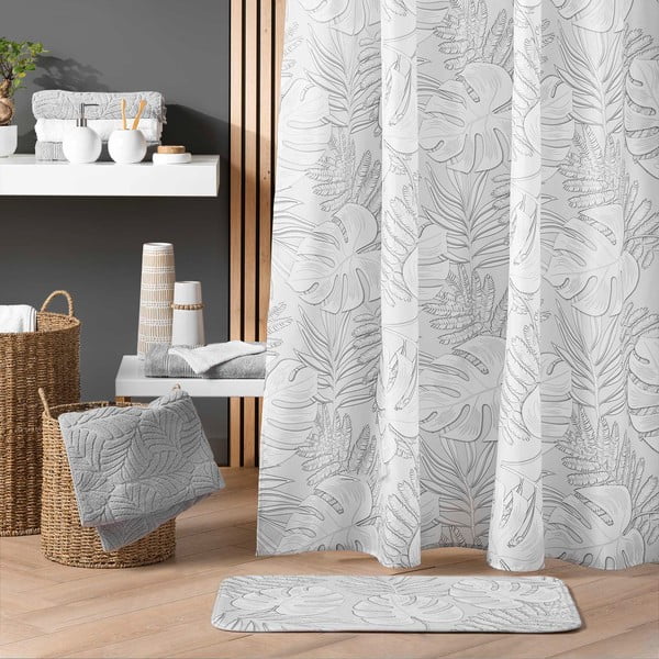 Svijetlo siva kupaonska prostirka 45x75 cm Amber – douceur d'intérieur-image-2