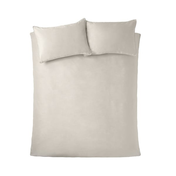 Krem posteljina za bračni krevet/za produženi krevet od samta 230x220 cm Kingsley – Catherine Lansfield