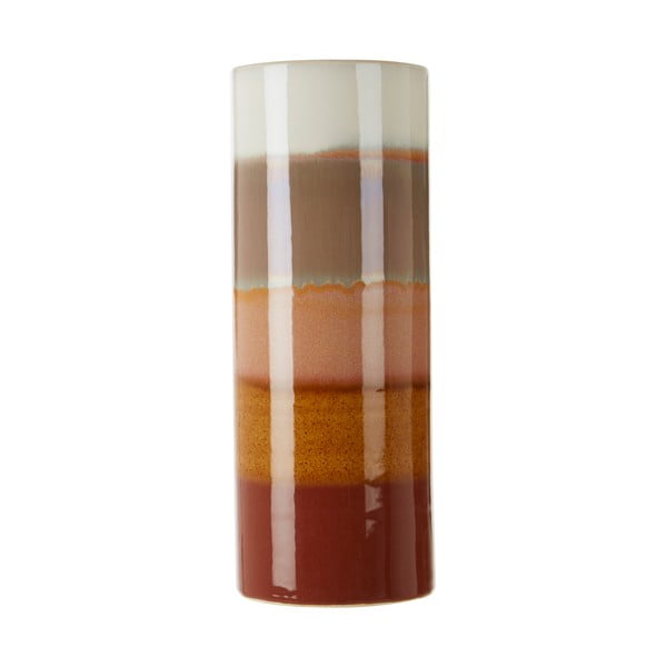 Beige-smeđa vaza kamenina Premier Housewares Sorrell, visina 40 cm