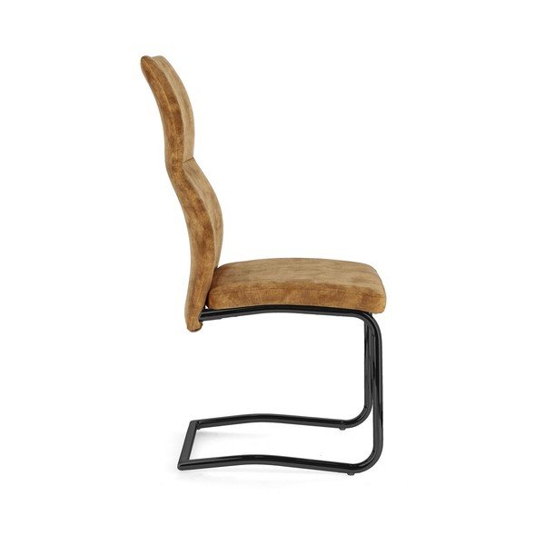 Senf žuta podstavljena blagovaonska stolica Thelma – Bizzotto-image-3