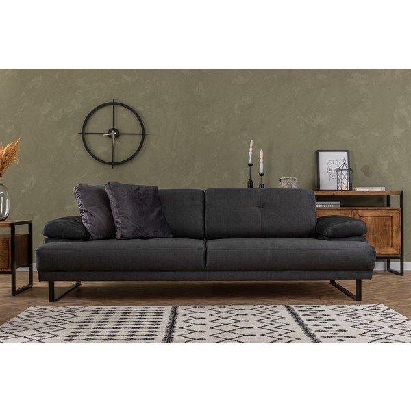 Antracitno siva sofa 239 cm Mustang – Balcab Home-image-1