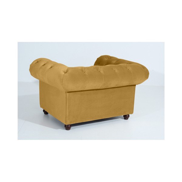 Žuta stolica Max Winzer Orleans Velvet-image-3
