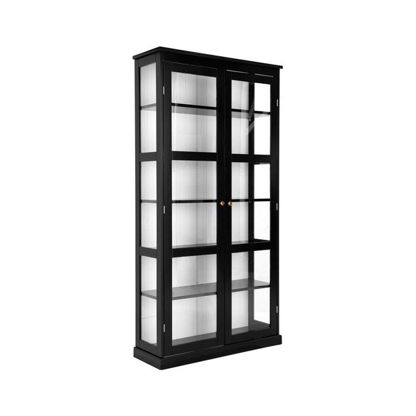Crna vitrina od MDF-a 98x193x34 cm Wilma – Ellos Home