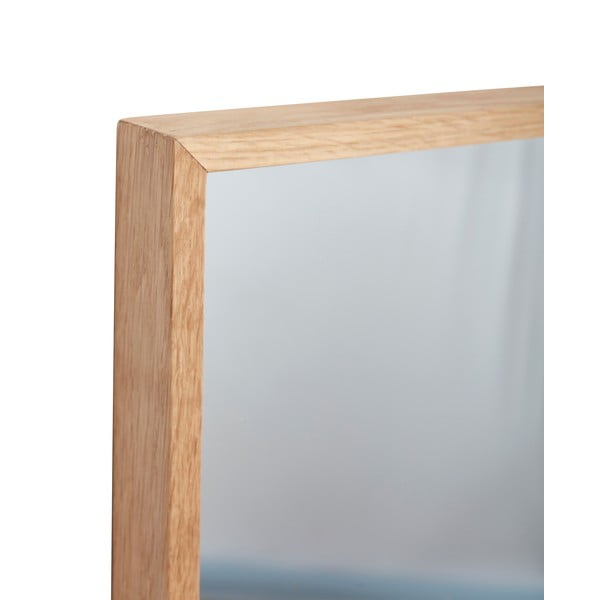 Zidno ogledalo s okvirom od masivnog drveta Depth – Hübsch-image-3