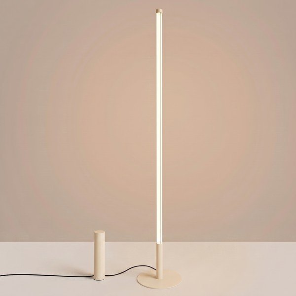 Bež metalna LED stojeća svjetiljka (visina 150 cm) TRANG – Thoro-image-1