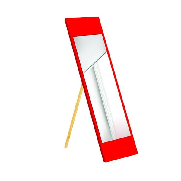 Staje ogledalo s crvenim okvirom oyo koncepta, 35 x 140 cm