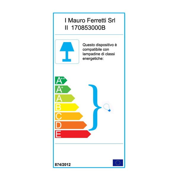 Bijela stropna svjetiljka Mauro Ferretti Net-image-3