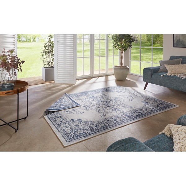 Plavo-krem vanjski tepih NORTHRUGS Borbon, 160 x 230 cm-image-1