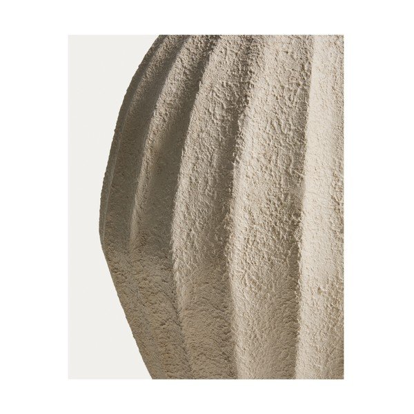 Krem ručno izrađena/visoka vaza od papier-mâché (visina 67 cm) Arquena – Kave Home-image-3