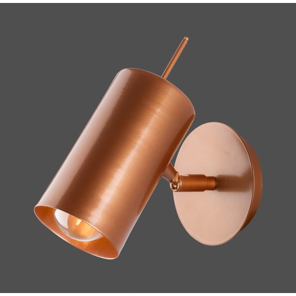 Zidna lampa bakrene boje Squid Lighting Geo, visina 16 cm-image-1