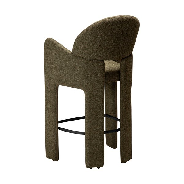 Kaki zelena barska stolica (visine sjedala 68,5 cm) Aole – DAN-FORM Denmark-image-4