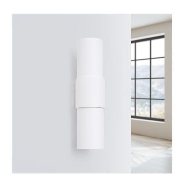 Bijela zidna lampa Aurea – Sollux-image-3