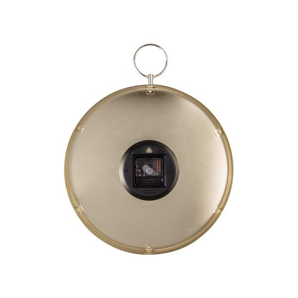 Crni metalni zidni sat Karlsson Hook, Ø 34 cm-image-2