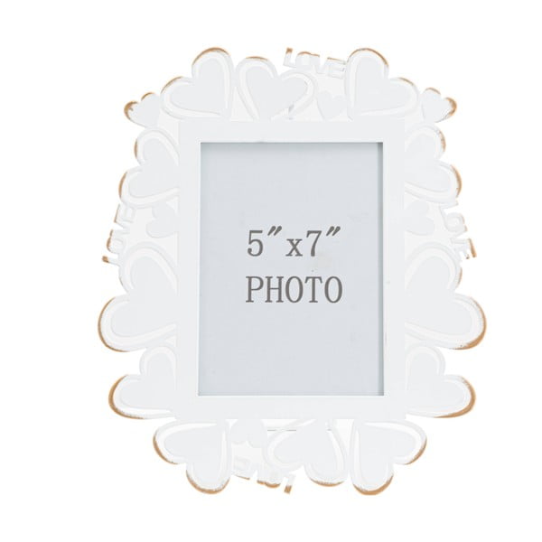 Bijeli metalni okvir za fotografije Mauro Ferretti, 25 x 27,7 cm