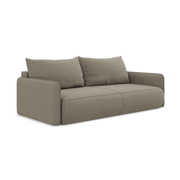 Bež sklopiva/s prostorom za odlaganje sofa 216 cm Nanea – Makamii-image-2