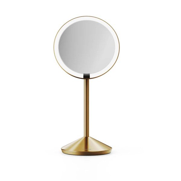 Kozmetičko ogledalo s osvjetljenjem/povećavajuće (s povećanjem 5x) ø 12 cm – simplehuman