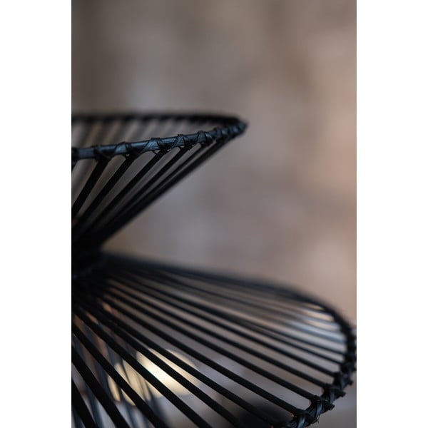 Crna viseća svjetiljka s bambusovim sjenilom ø 57 cm Duplici – Markslöjd-image-1
