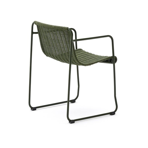 Zelena metalna vrtna stolica Maurina – Kave Home-image-4