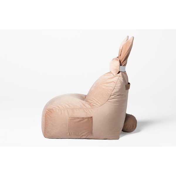 Svijetlo ružičasta dječja vreća za sjedenje Funny Bunny – The Brooklyn Kids-image-3