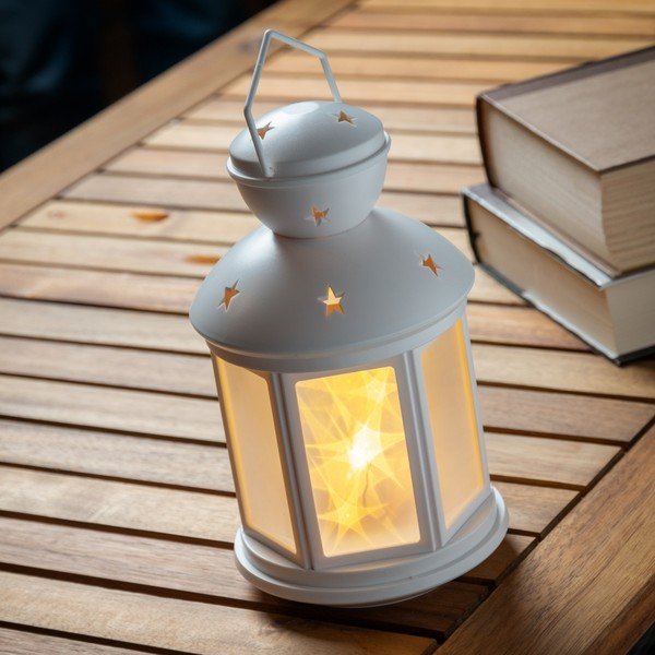 Bijela lampa s LED rasvjetom InnovaGoods-image-1