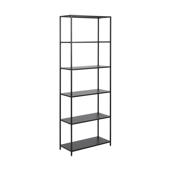 Crna metalna biblioteka 70x185 cm Newcastle – Actona-image-2