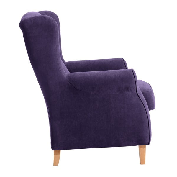 Ljubičasta fotelja Max Winzer Lorris-image-3