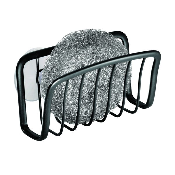 Crni metalni samostojeći vakuumski držač iDesign Axis, 6,5 x 14 cm-image-2