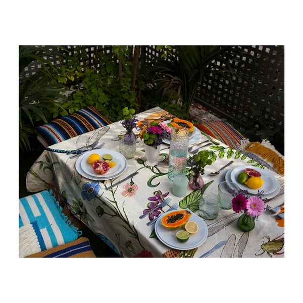 Laneni stolnjak Madre Selva Tierra Bella, 250 x 140 cm-image-1