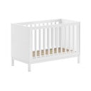 Bijeli dječji krevet od masivnog bora 60x120 cm Eva – Vipack