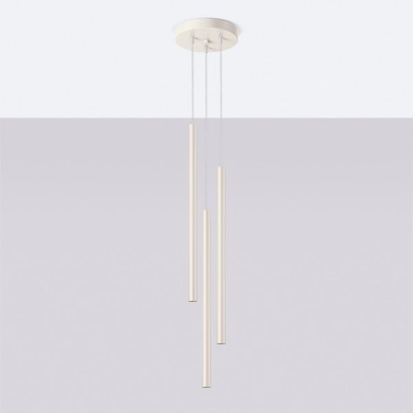 Krem viseća svjetiljka ø 19,5 cm Fideus – Sollux-image-2