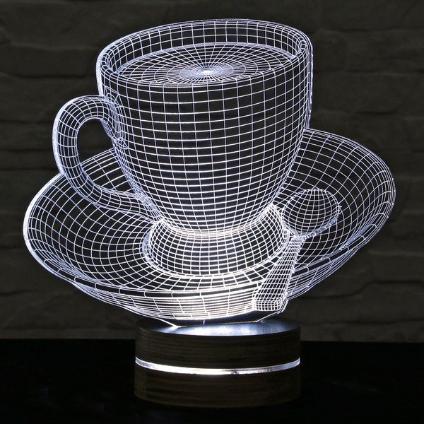 3D stolna lampa Šalica čaja-image-2