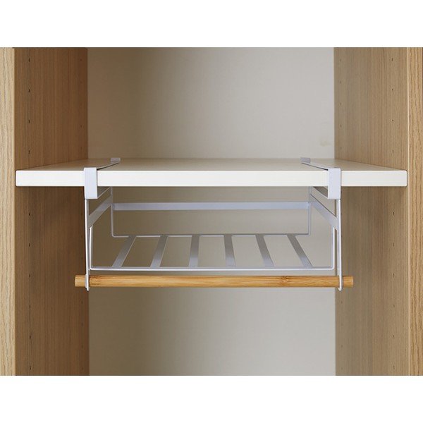 Bijela dodatna polica za ormar za odjeću Compactor Under Shelf Basket Rail-image-1