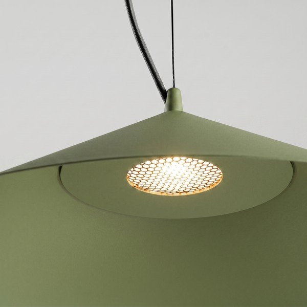 Kaki zelena metalna LED viseća svjetiljka ø 50 cm FINT – Thoro-image-3