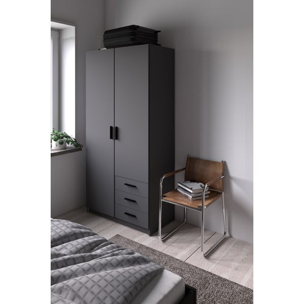 Tamno sivi ormar 99x200 cm Sprint – Tvilum-image-1