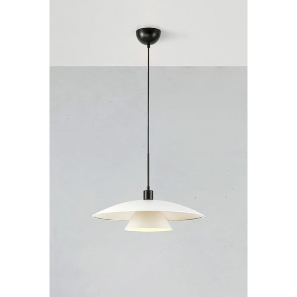 Crno-bijela viseća lampa s metalnim sjenilom ø 50 cm Millinge - Markslöjd-image-1