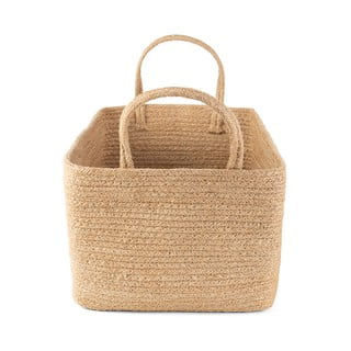Košara za pohranu od jute Compactor, 34 x 23 cm