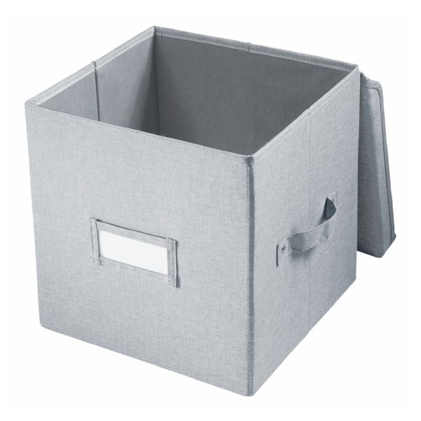 Siva kutija za pohranu iDesign Codi, 32 x 27,9 cm
