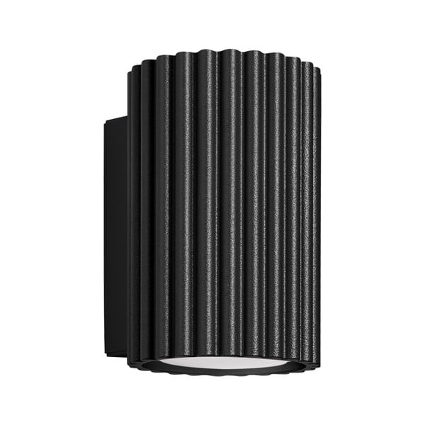 Crna zidna lampa Gleam – Sollux